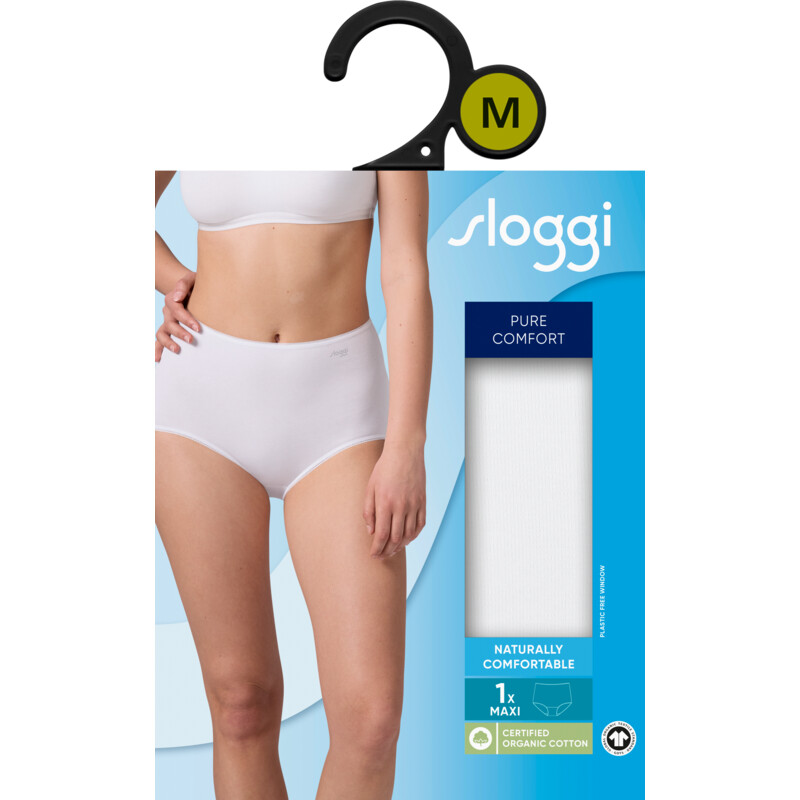 Een afbeelding van Sloggi Pure comfort maxi wit maat XL