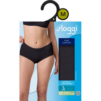 pdp-image-Sloggi Pure comfort midi zwart maat M