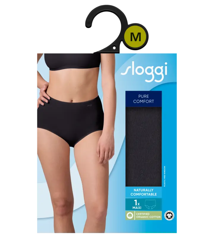 Pure comfort maxi zwart maat M