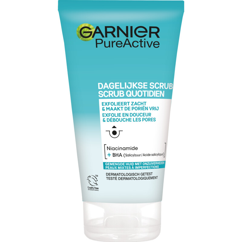 Een afbeelding van Garnier Pure active dagelijkse scrub