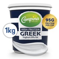 Een afbeelding van Campina High protein Greek yoghurt 5% fat