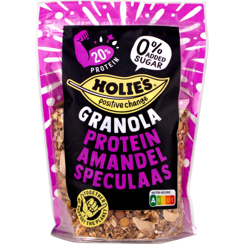 Een afbeelding van Holie's Granola protein amandel speculaas
