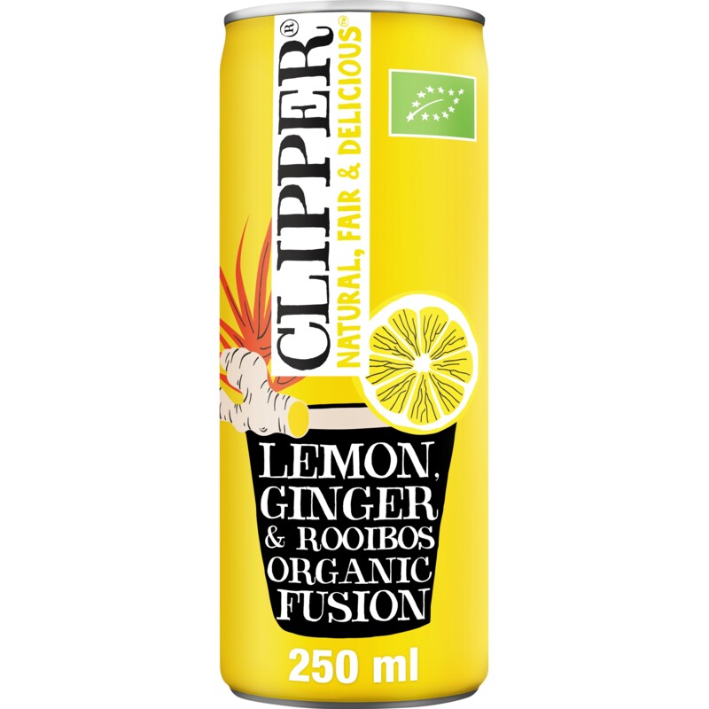 Een afbeelding van Clipper Lemon ginger rooibos