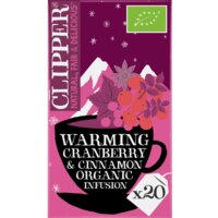 Een afbeelding van Clipper Warming cranberry & cinnamon organic