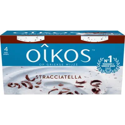 pdp-image-Danone Oikos yoghurt stracciatella 4-pack bel