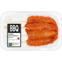 Een afbeelding van AH BBQ scharrel kipfilethaasjes aan spies