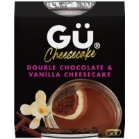 Gü Double chocolate & vanilla cheescakes