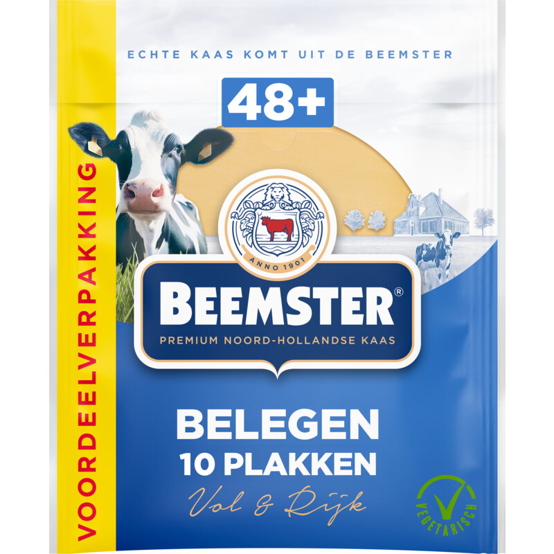 Een afbeelding van Beemster Belegen 48+ plakken voordeel