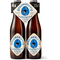 Een afbeelding van Brouwerij 't IJ Vrijwit 0.5% 4-pack