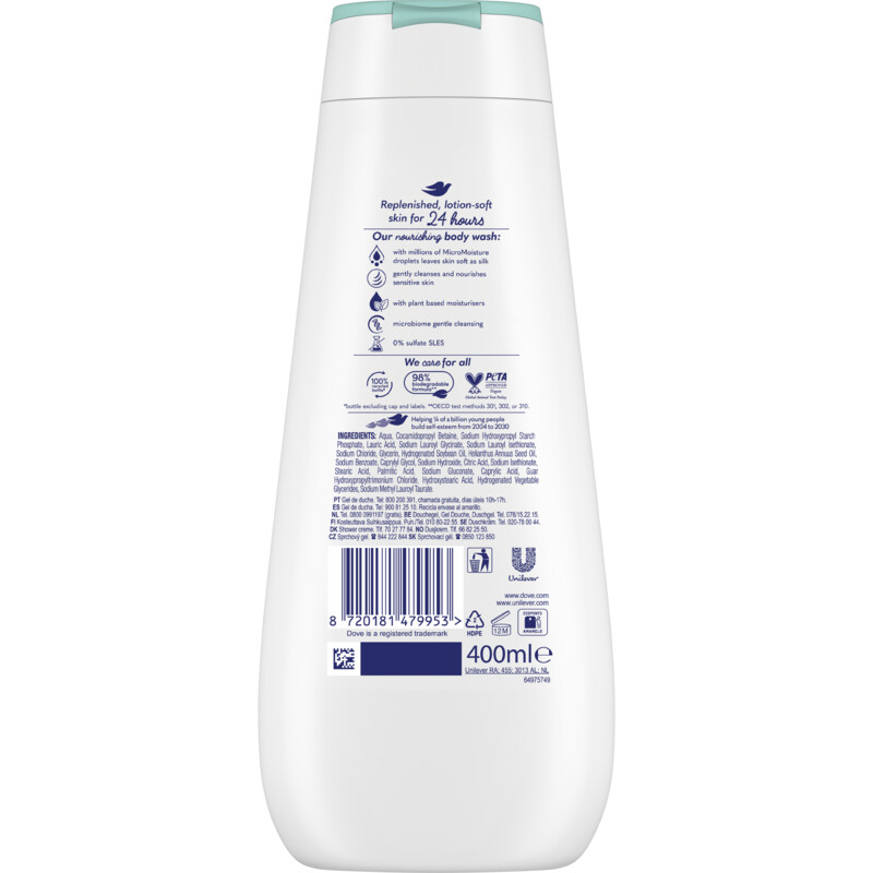 Een afbeelding van Dove Hypoallergenic douchegel