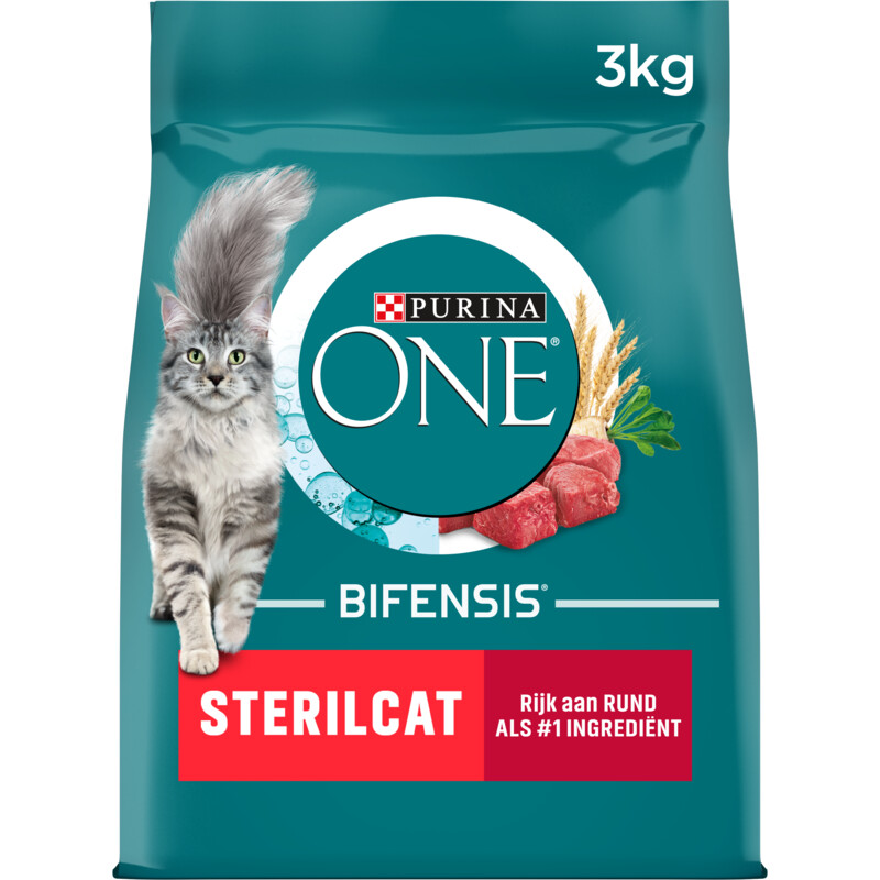 Een afbeelding van Purina ONE Sterilcat rijk aan rund