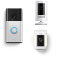 Ring Doorbell sn + stick up + spotlight