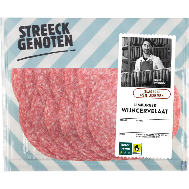 Een afbeelding van Streeckgenoten Limburgs wijncervelaat