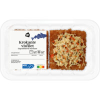 Een afbeelding van AH Krokante visfilet gegratineerd met kaas