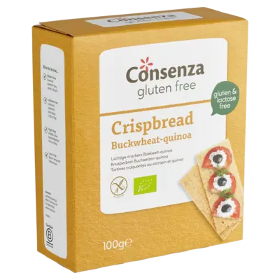 pdp-image-Consenza Cracker boekweit quinoa glutenvrij bio