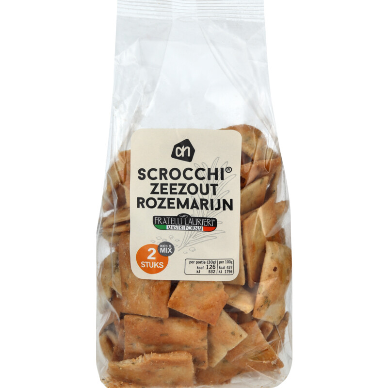 Een afbeelding van AH Scrocchi rozemarijn zeezout