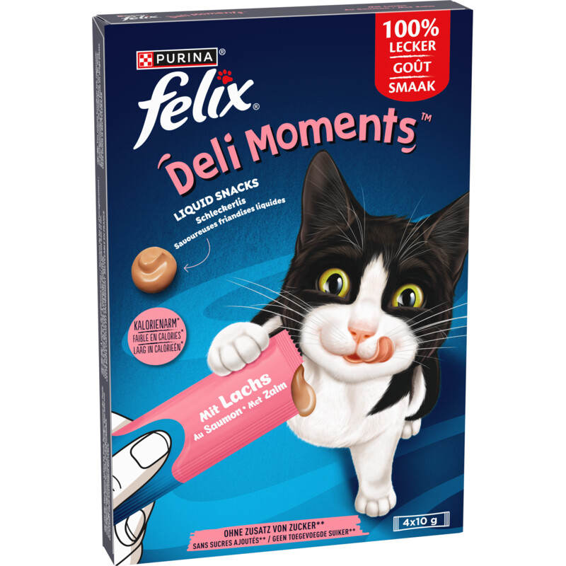 Een afbeelding van Felix Deli moments liquid snacks zalm
