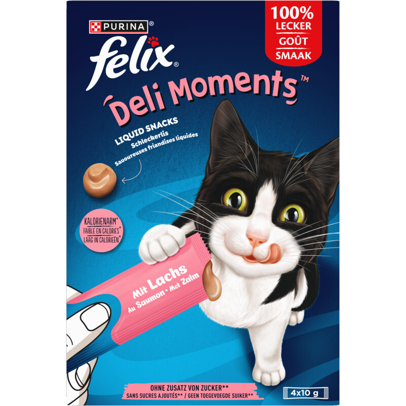 Een afbeelding van Felix Deli moments liquid snacks zalm