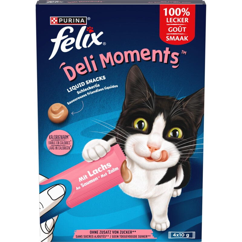 Een afbeelding van Felix Deli moments liquid snacks zalm