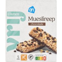 Een afbeelding van AH Glutenvrij Mueslireep chocolade