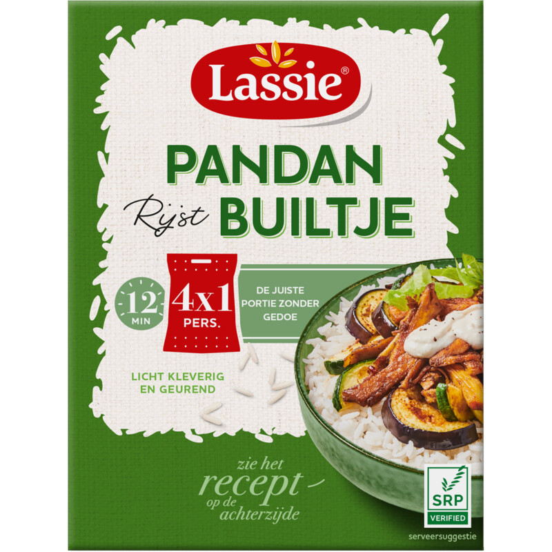 Een afbeelding van Lassie Pandan rijst builtje