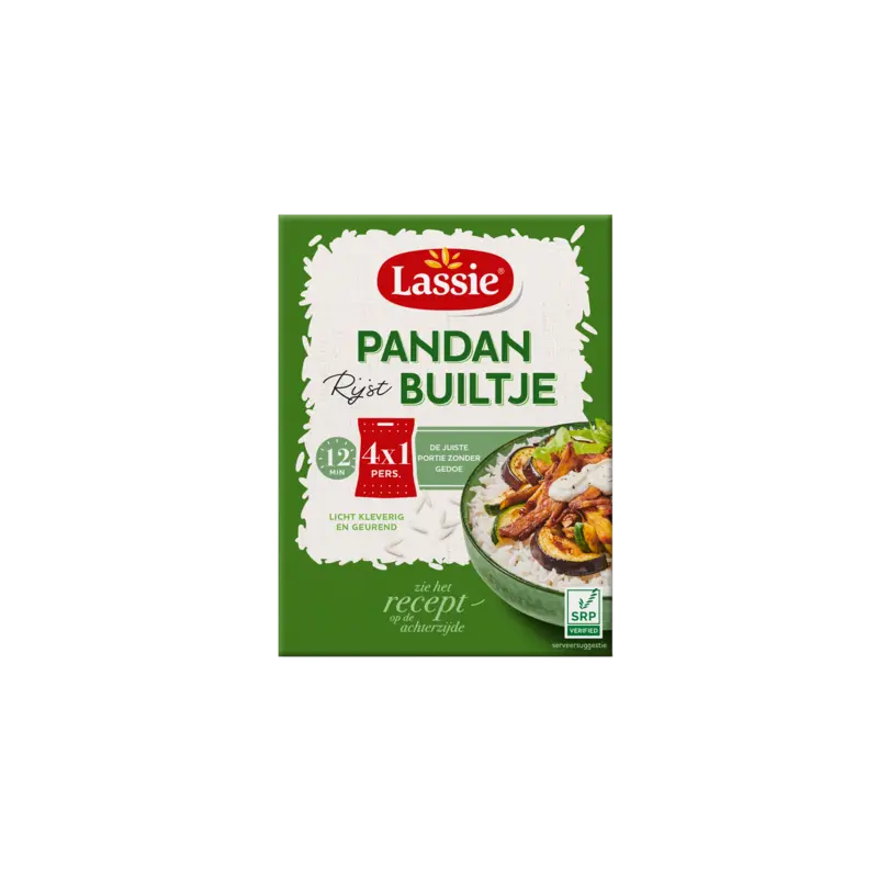 Builtjes pandanrijst 1 persoon