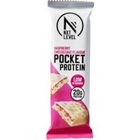 Een afbeelding van NXT Level Pocket protein raspberry cheesecake