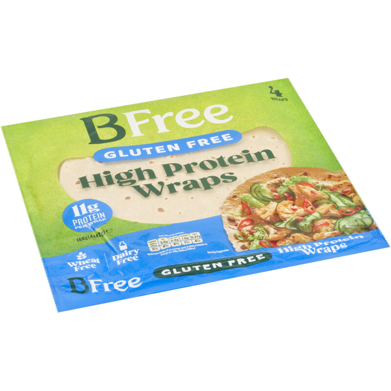 Een afbeelding van BFree High proteine wraps glutenvrij