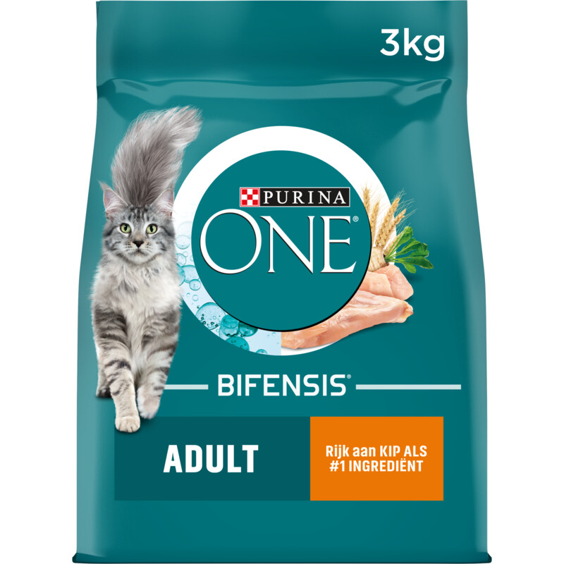 Een afbeelding van Purina ONE Bifensis adult rijk aan kip