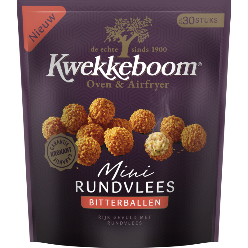 Een afbeelding van Kwekkeboom Mini rundvlees bitterballen