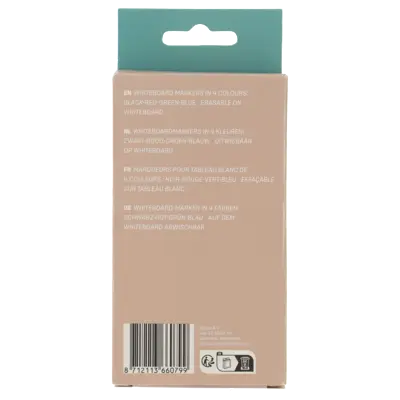 pdp-image-24Basics Whiteboardmarker 4 kleuren