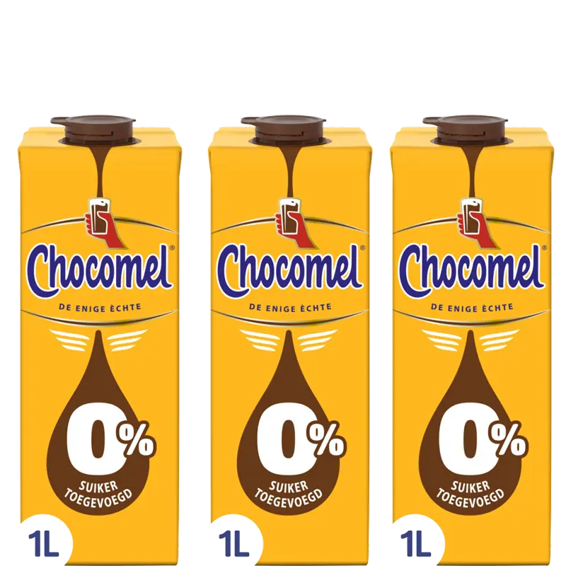 0% suiker 1L 3-pack