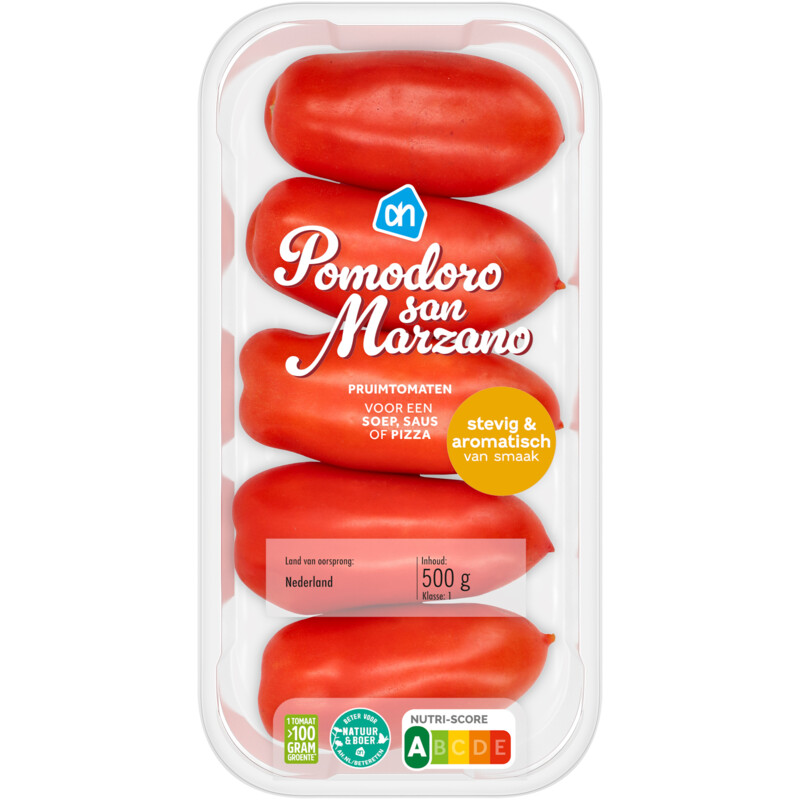 Een afbeelding van AH Pomodoro San Marzano tomaten