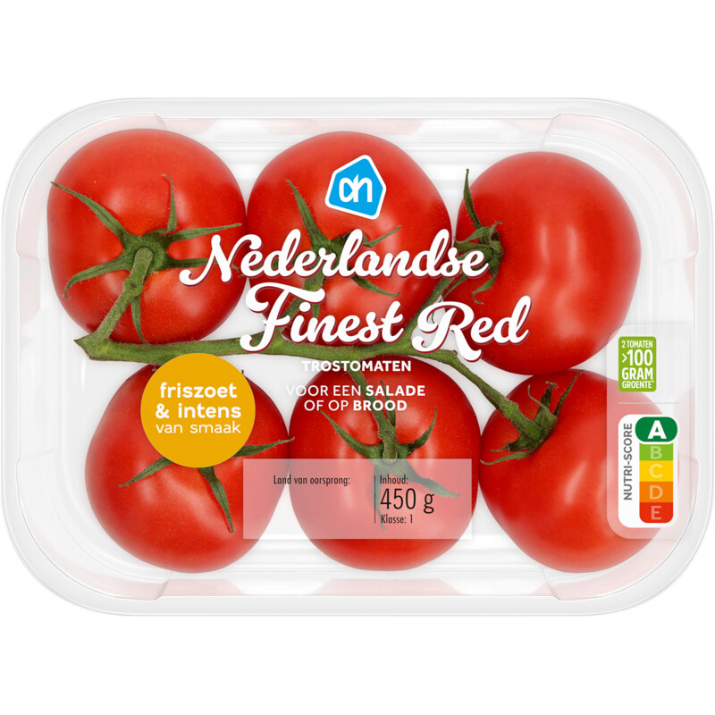 Een afbeelding van AH Finest Red Nederlandse trostomaten