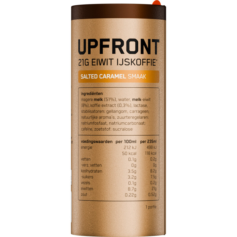 Een afbeelding van Upfront Eiwit ijskoffie salted caramel