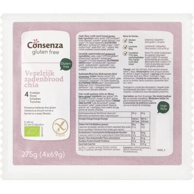 pdp-image-Consenza Vezelrijk zadenbrood chia glutenvrij bio
