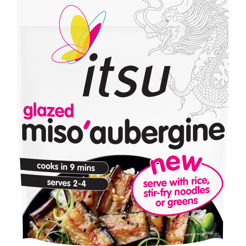 Een afbeelding van Itsu Glazed miso aubergine