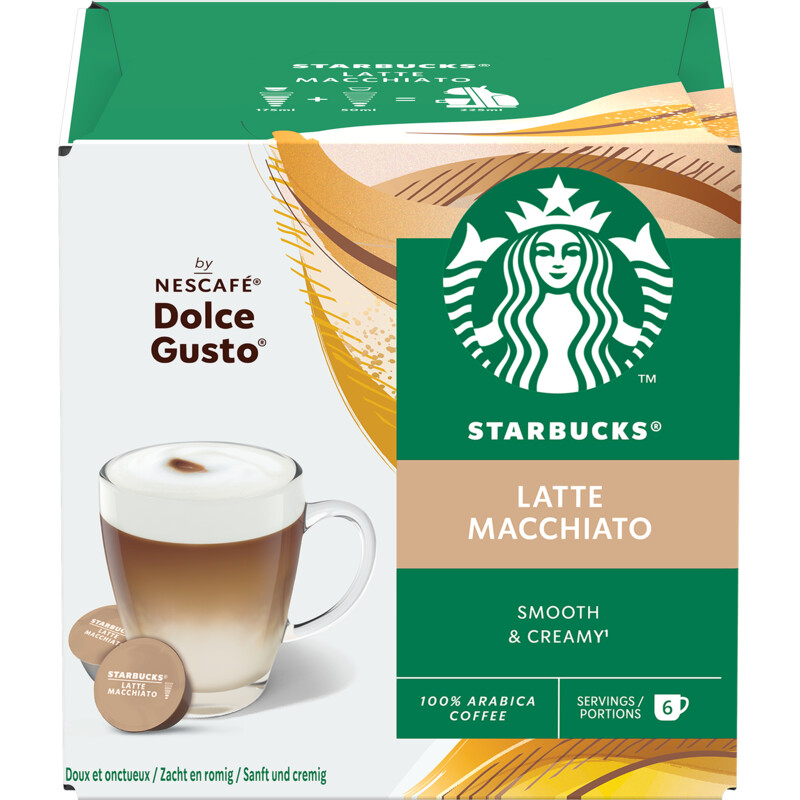 Een afbeelding van Starbucks Dolce gusto compatible latte macchiato