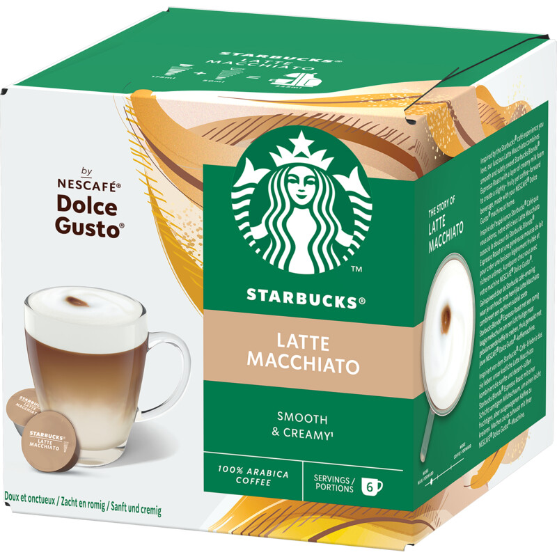 Een afbeelding van Starbucks Dolce gusto compatible latte macchiato