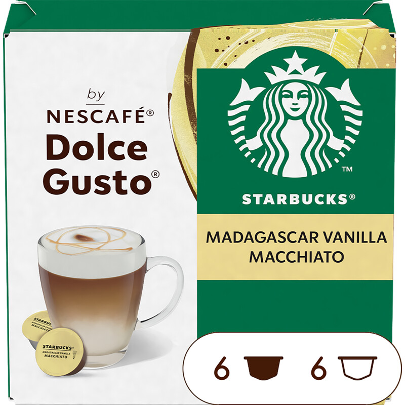 Een afbeelding van Starbucks Dolce gusto compatible vanilla