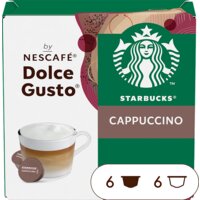 Een afbeelding van Starbucks Dolce gusto cappuccino capsules