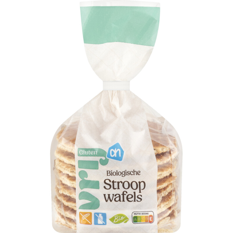 Een afbeelding van AH Glutenvrij Biologisch stroopwafels