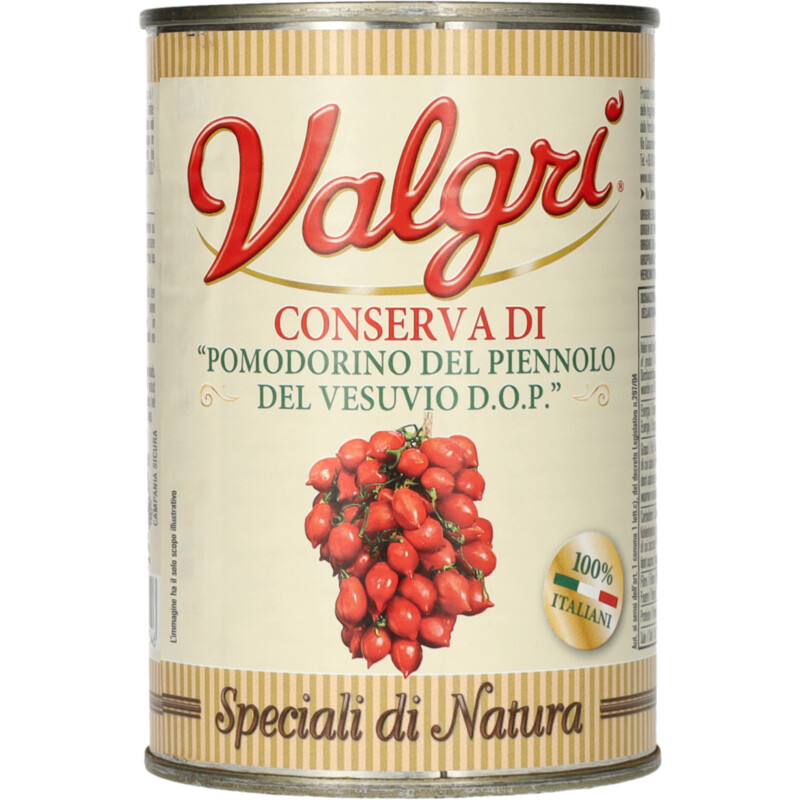 Een afbeelding van Valgri Pomodori del piennolo del versuvio DOP