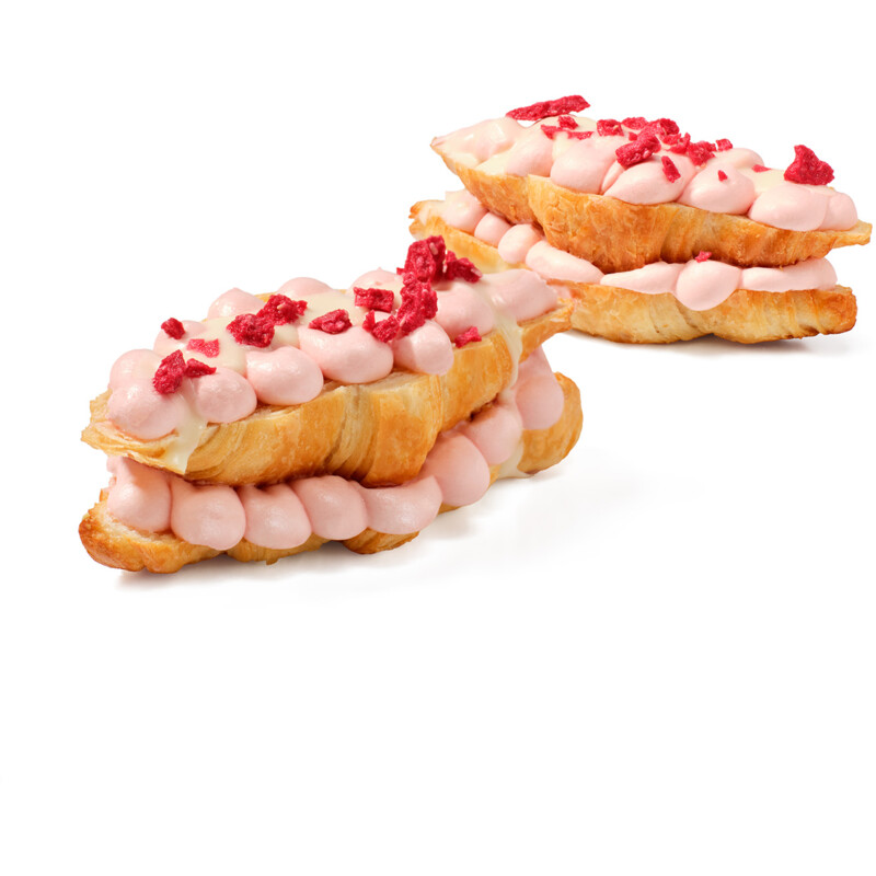 Een afbeelding van AH Excellent Flipped croissants aardbeiensmaak