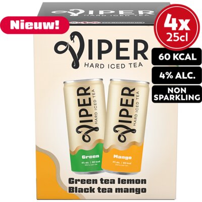 pdp-image-Viper Hard iced tea green & mango 4-pack