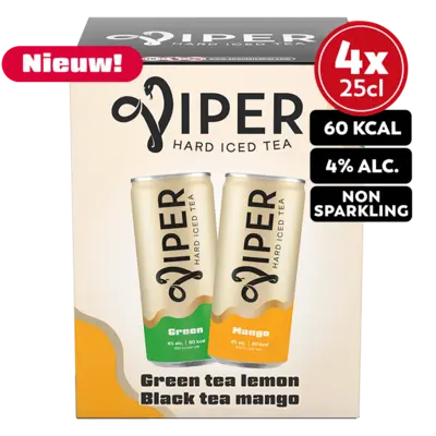 pdp-image-Viper Hard iced tea green & mango 4-pack