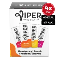 Viper Hard seltzer variety 4-pack