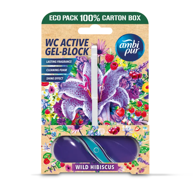 Ambi Pur Toiletblok wc active wild hibiscus