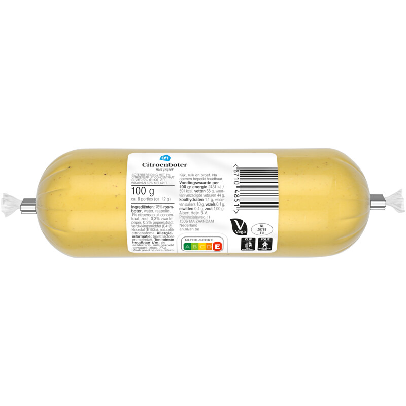 Een afbeelding van AH Citroenboter met peper