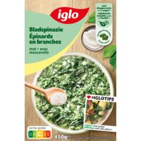 Een afbeelding van Iglo Bladspinazie mozzarella bel